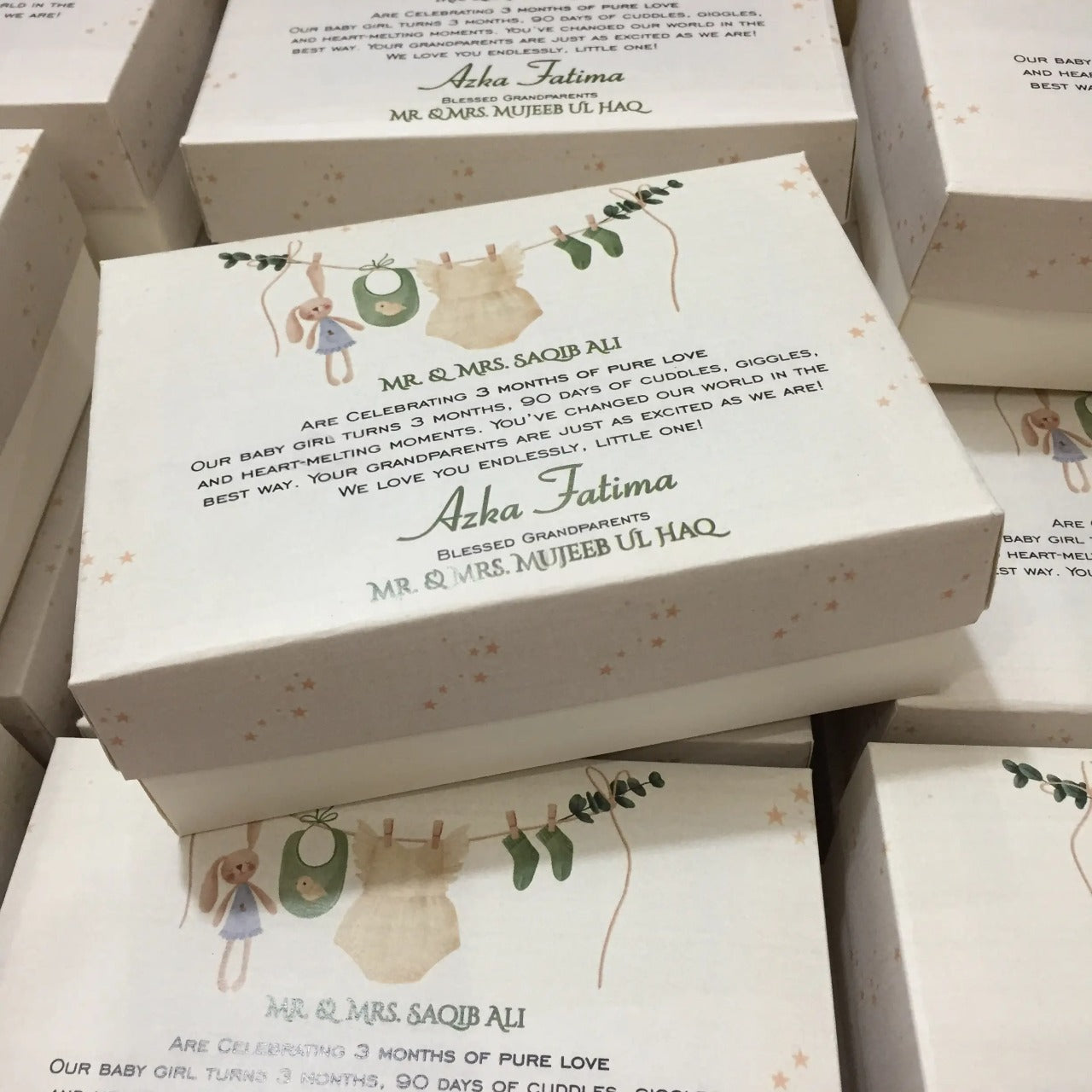 Baby Announcement Half Kg cardbord Box